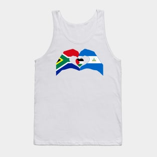 We Heart Palestine & South Africa & Nicaragua Patriot Flag Series Tank Top